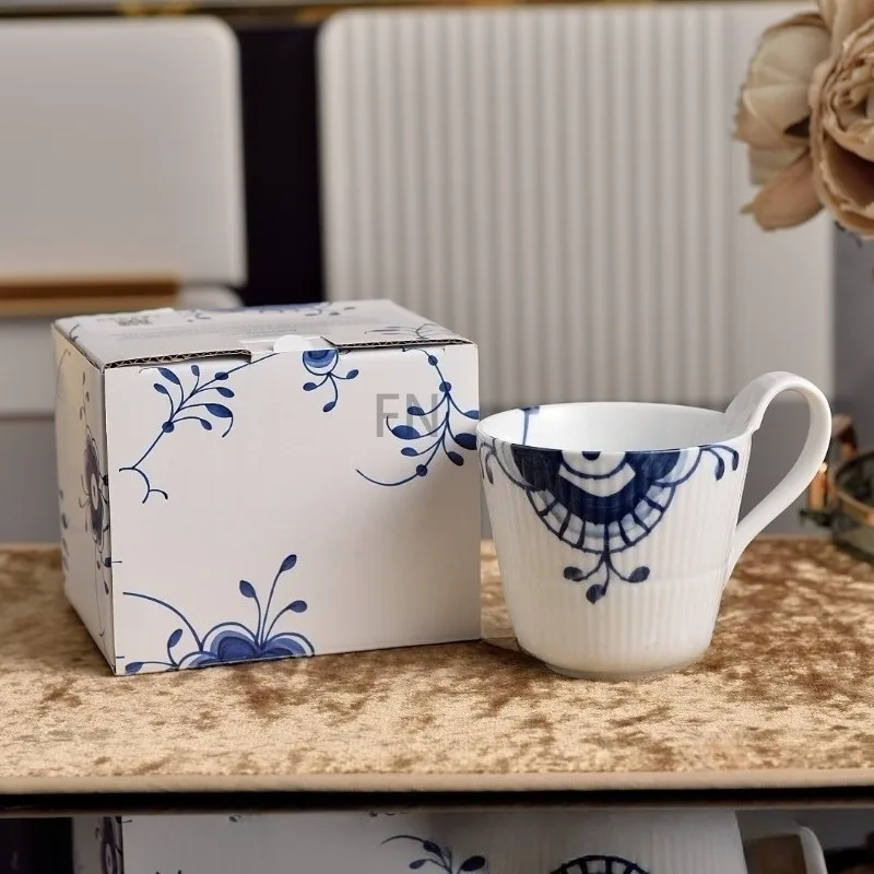 Mug Tea Coffee - Nordic Royal Palm Floral Design Coffee