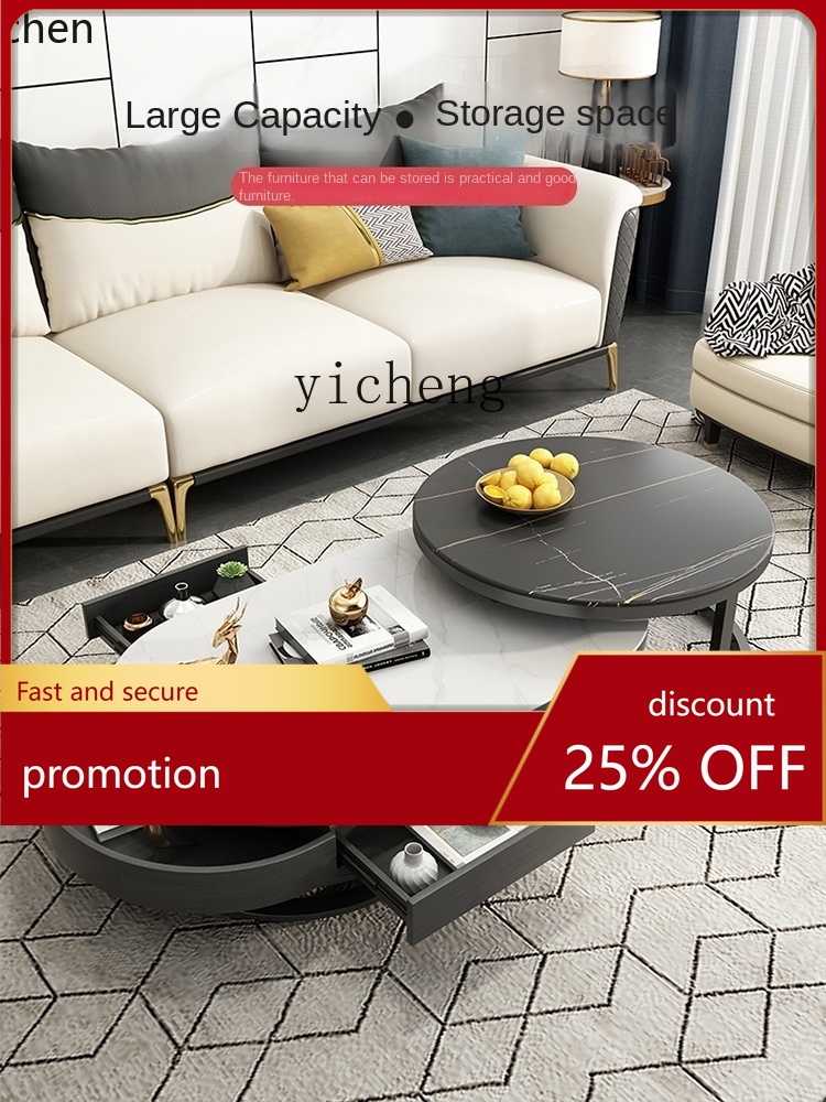 Coffee Tea Unit - YFY Light Luxury Stone Plate Tea