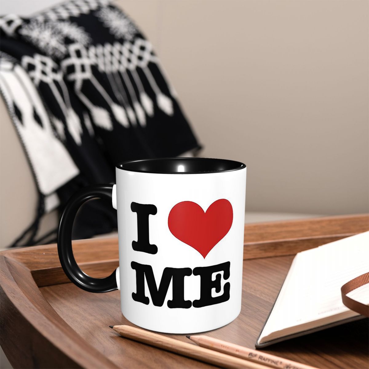 Coffee Tea And Me - I Love Me Mug Funny Ceramic