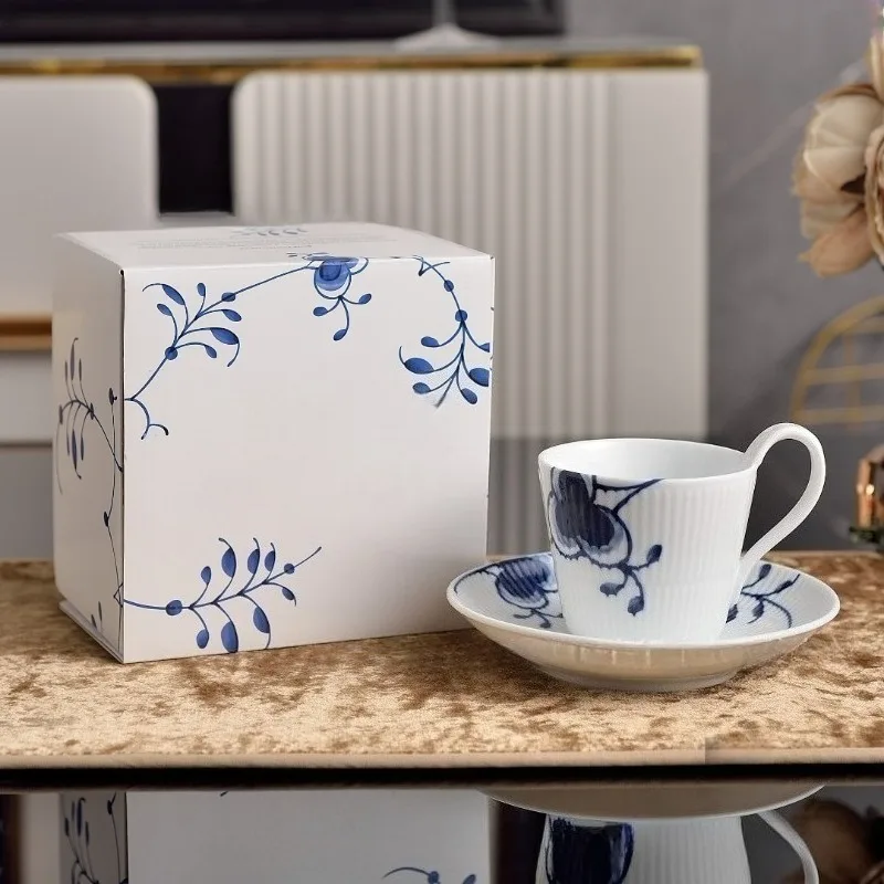 Nordic Royal Palm Floral Desig - Mug Tea Coffee ulasan dan harga