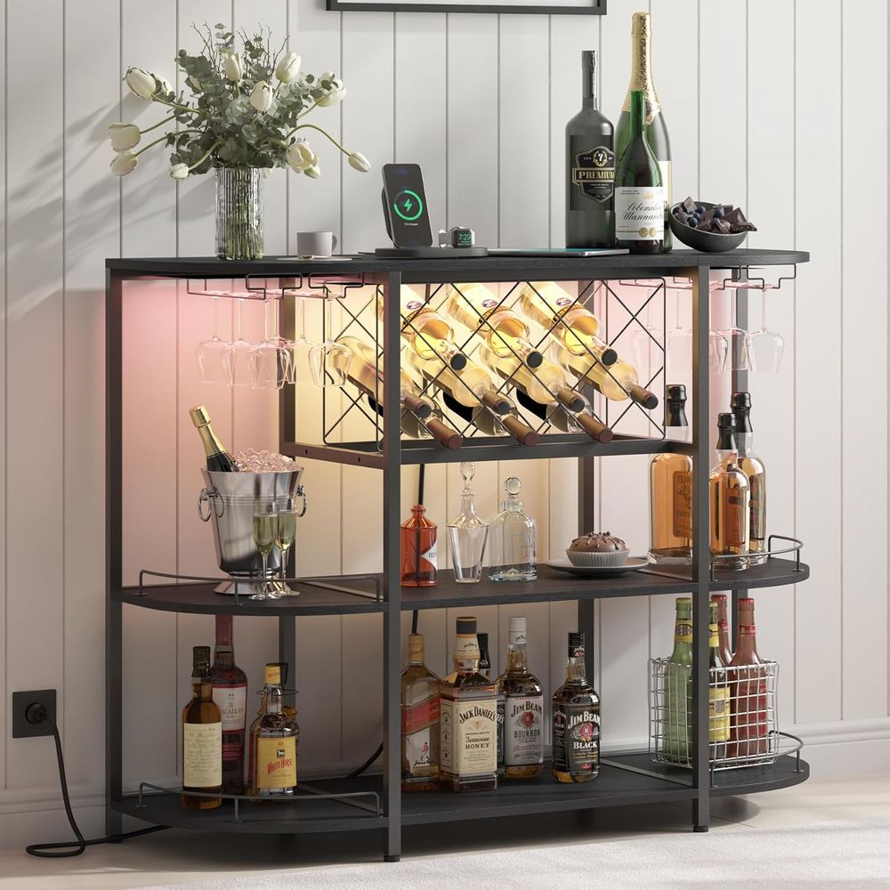 Black 3-Tier Coffee Table with - Coffee & Tea Garden Lincoln Menu ulasan dan harga