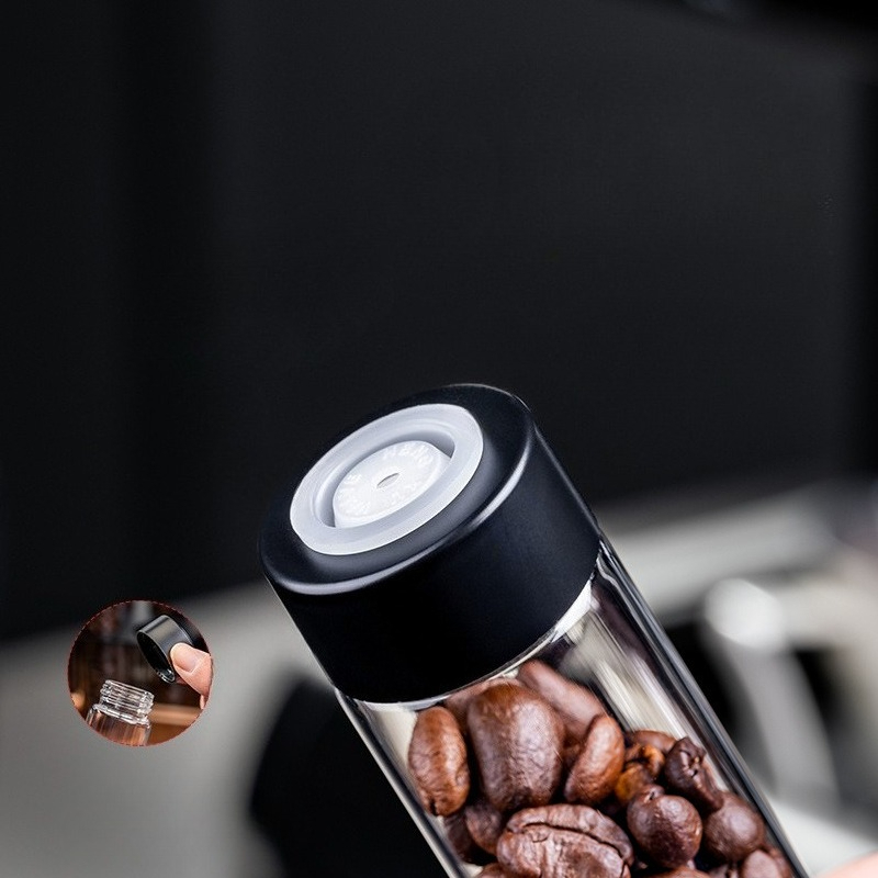 JUSTINLAU Glass Coffee Bean St - Coffee Tea Jars ulasan dan harga