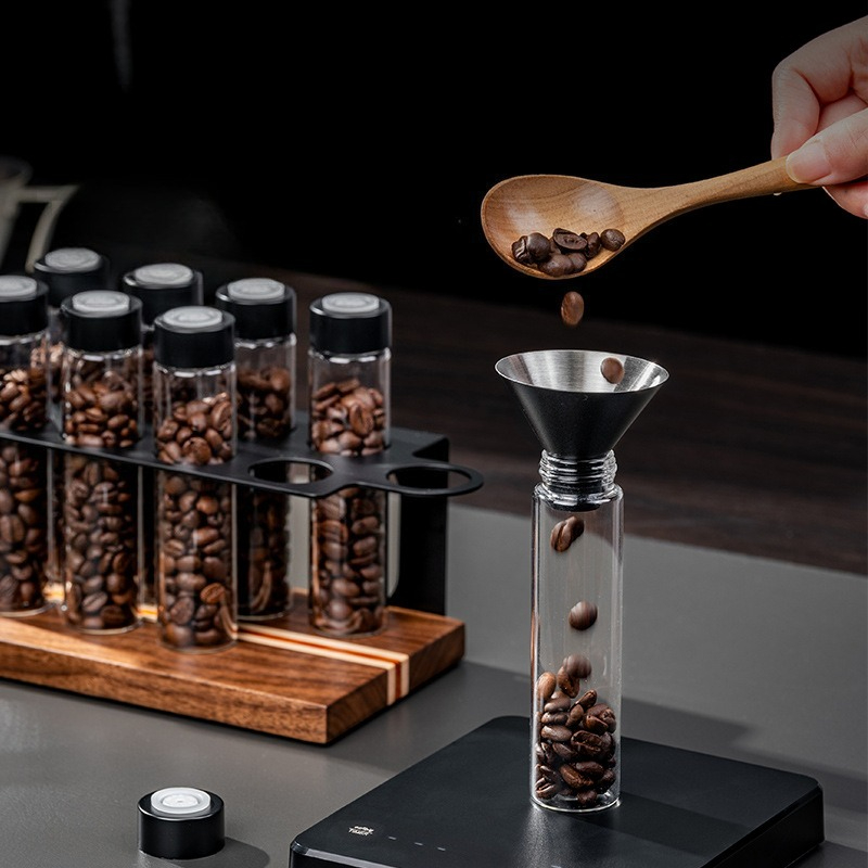 JUSTINLAU Glass Coffee Bean St - Coffee Tea Jars ulasan dan harga