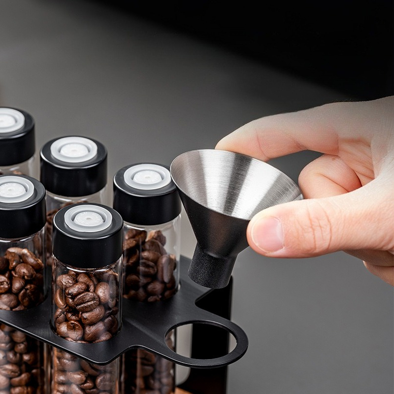 JUSTINLAU Glass Coffee Bean St - Coffee Tea Jars ulasan dan harga