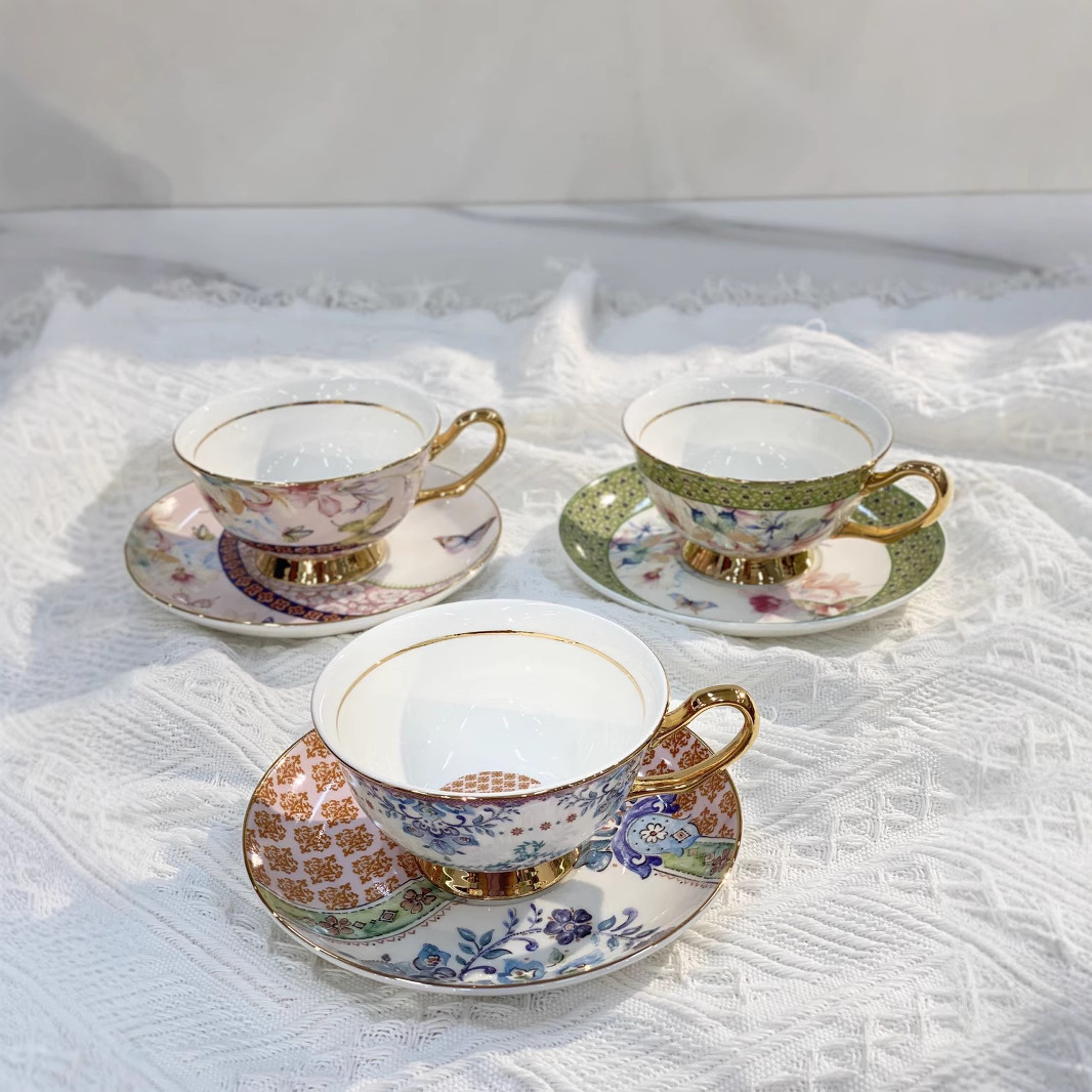 Classical Porcelain Cup&saucer - Mug Tea Coffee ulasan dan harga