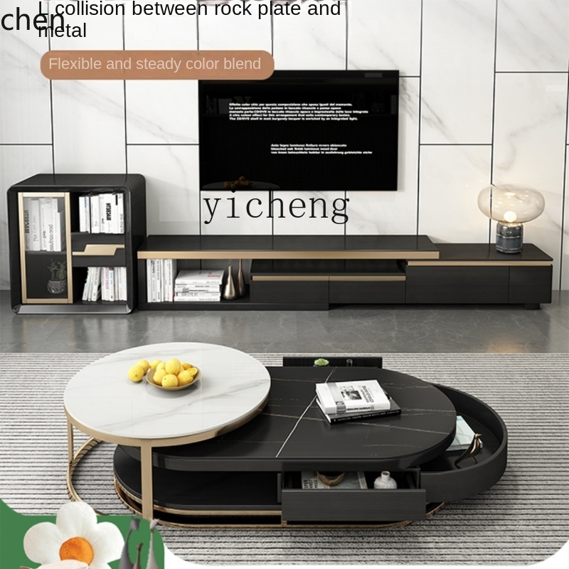 YFY  Light Luxury Stone Plate  - Coffee Tea Unit ulasan dan harga