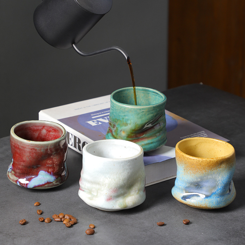 Stoneware Espresso Cups Vintag - Coffee Tea Catering ulasan dan harga