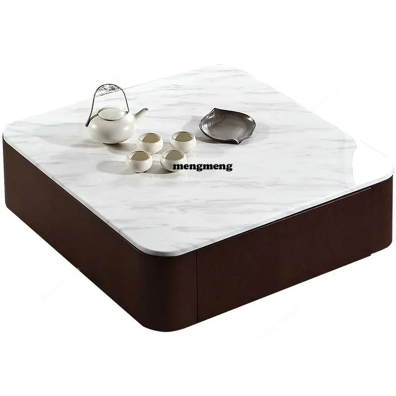 Modern Square marble coffee ta - Coffee Tea Unit ulasan dan harga