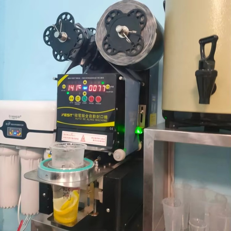 Fully Automatic Paper Milk Tea - Coffee Tea Boba ulasan dan harga
