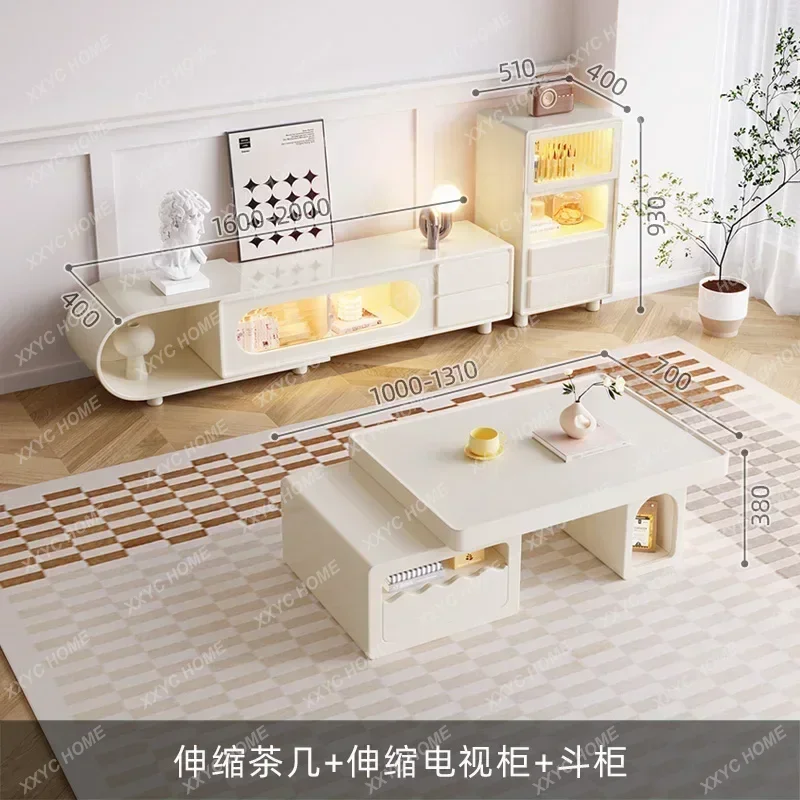 L Coffee Table Retractable Mul - Coffee Tea Unit ulasan dan harga
