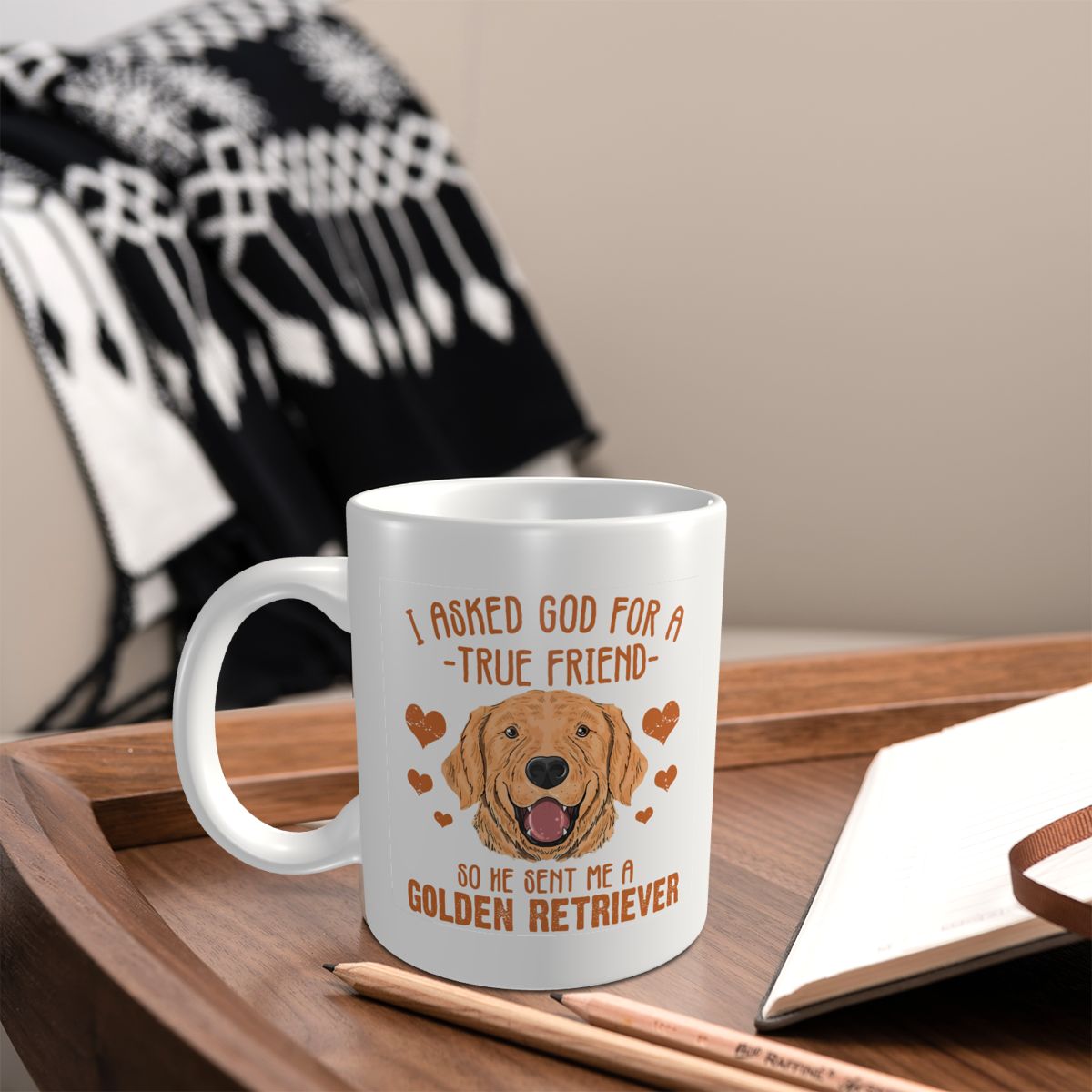 Mark Cup Mug Golden Retriever  - Coffee Tea And Me ulasan dan harga