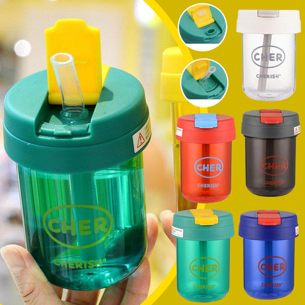 Kids Girl 300ml Mini Straw Wat - Coffee Tea Jars ulasan dan harga