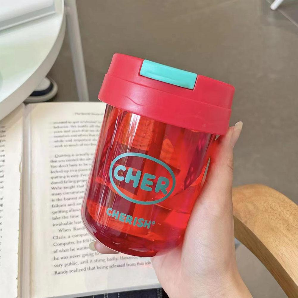 Kids Girl 300ml Mini Straw Wat - Coffee Tea Jars ulasan dan harga