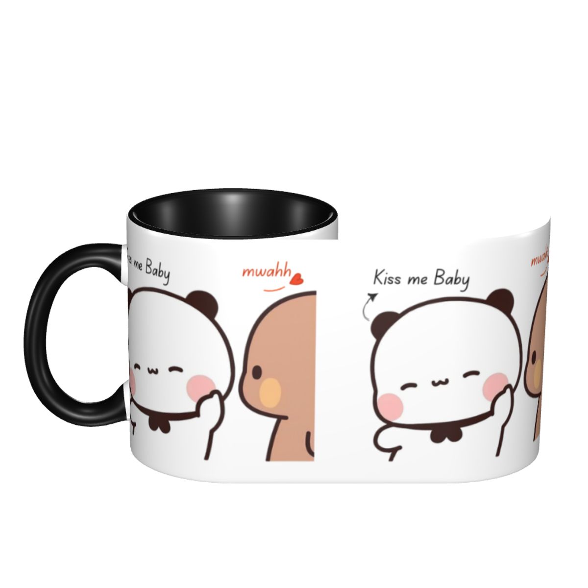 Personalized Kiss Me Baby Mwah - Coffee Tea And Me ulasan dan harga