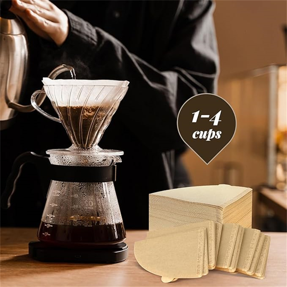100PCS Coffee Filter Paper V-S - Coffee Tea Catering ulasan dan harga