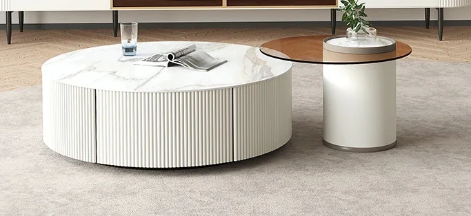 Modern Simple Coffee Table Liv - Coffee Tea Unit ulasan dan harga