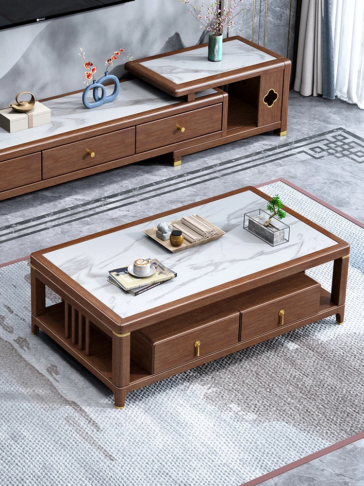 Coffee Table Tea Table Walnut  - Coffee Tea Unit ulasan dan harga