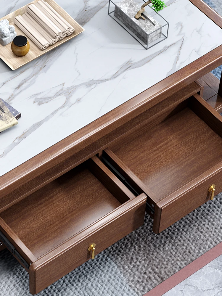 Coffee Table Tea Table Walnut  - Coffee Tea Unit ulasan dan harga