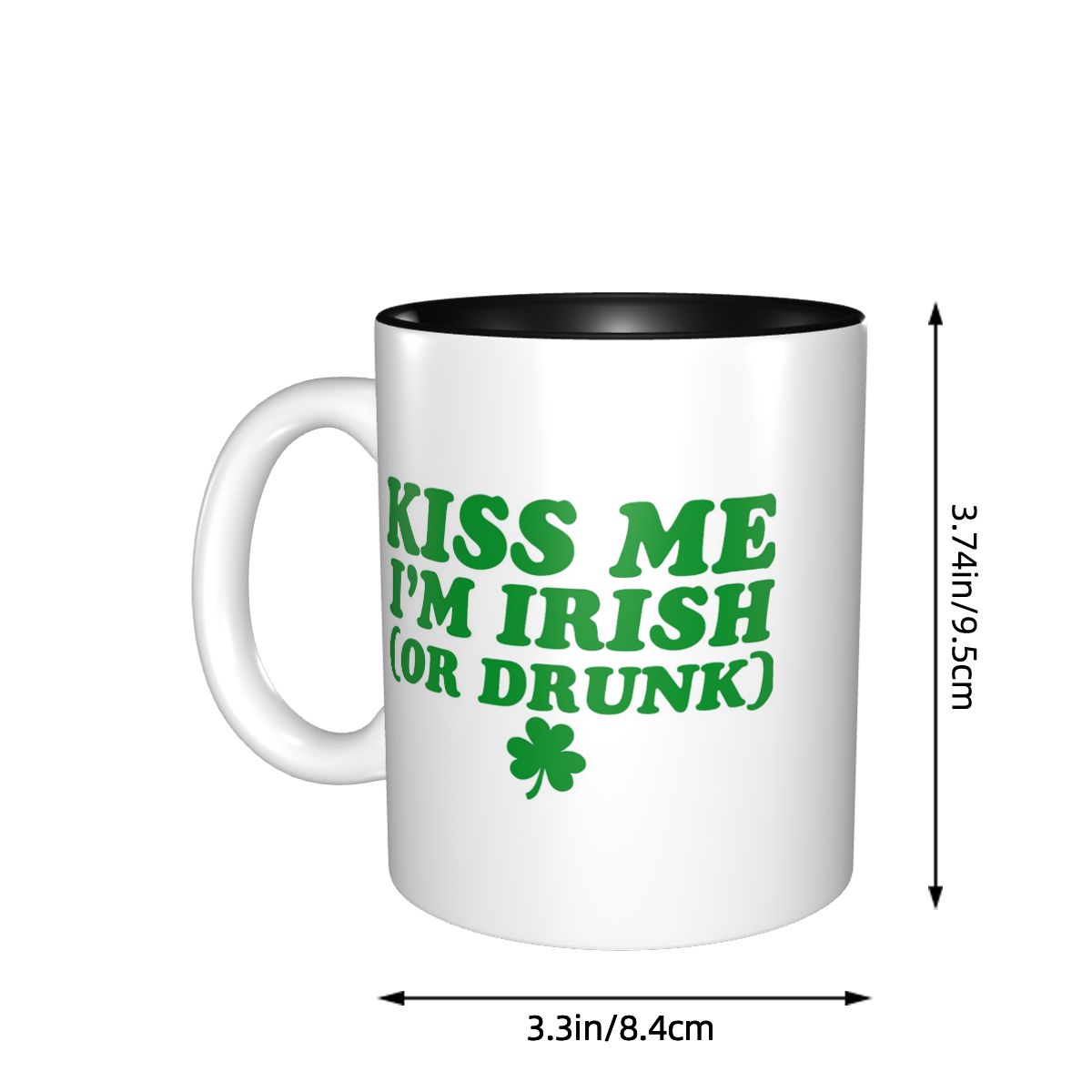 Kiss Me I'm Irish Mug Funny Ce - Coffee Tea And Me ulasan dan harga