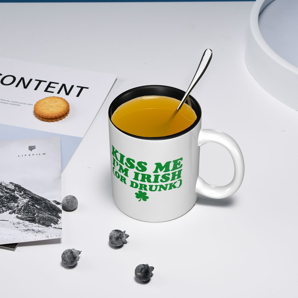 Kiss Me I'm Irish Mug Funny Ce - Coffee Tea And Me ulasan dan harga