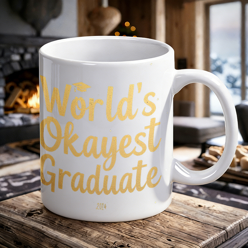 Funny gilded font ceramic mug, - Coffee Tea Font ulasan dan harga