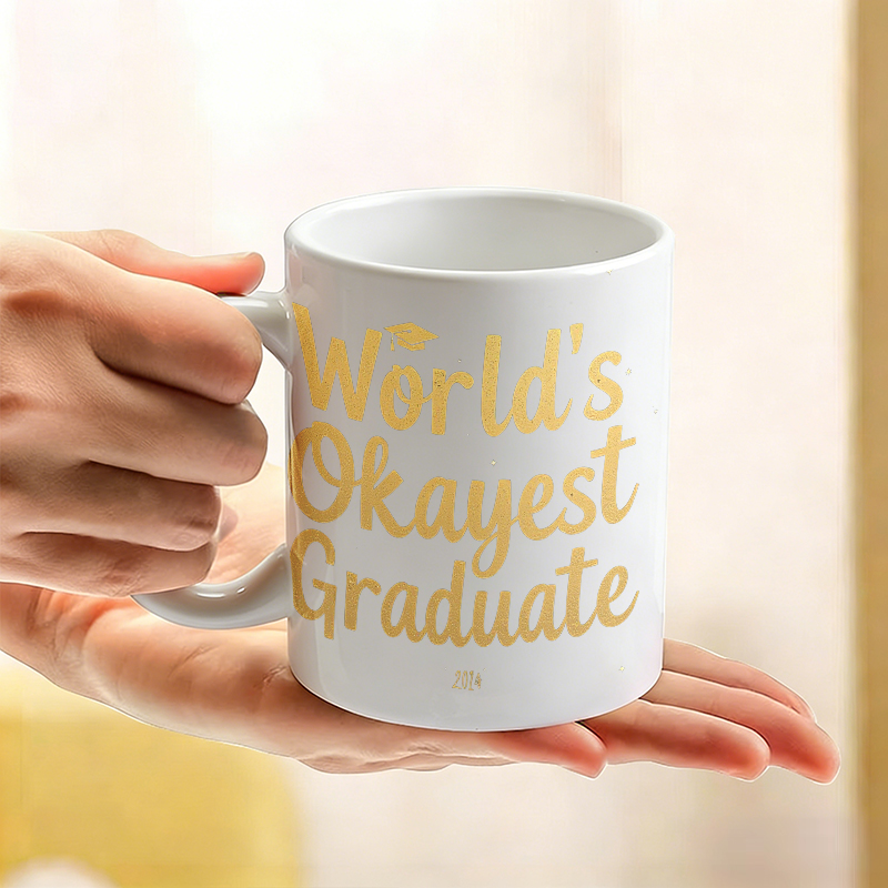 Funny gilded font ceramic mug, - Coffee Tea Font ulasan dan harga