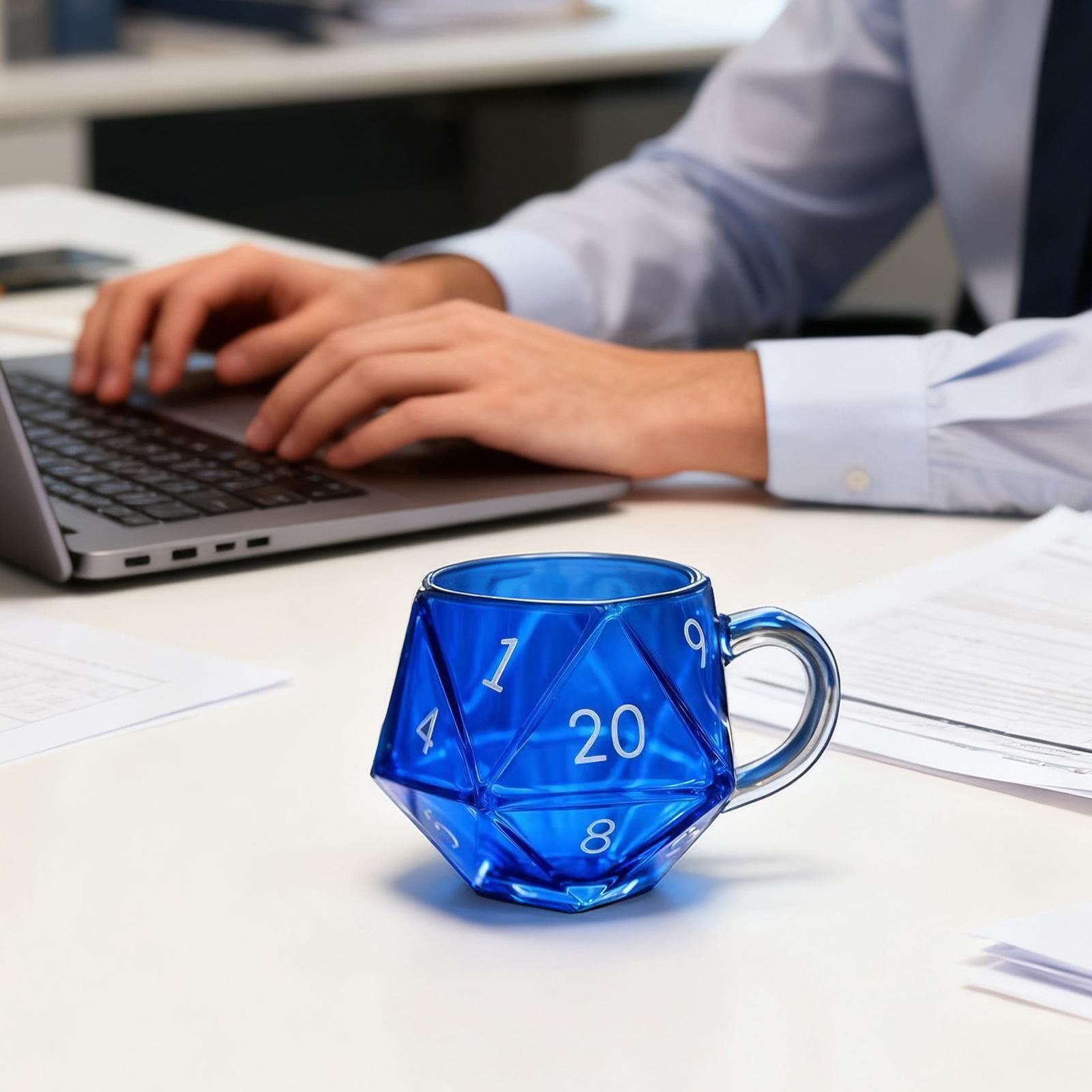 Tea Mug Polyhedral Dice Water  - Coffee Tea Break ulasan dan harga