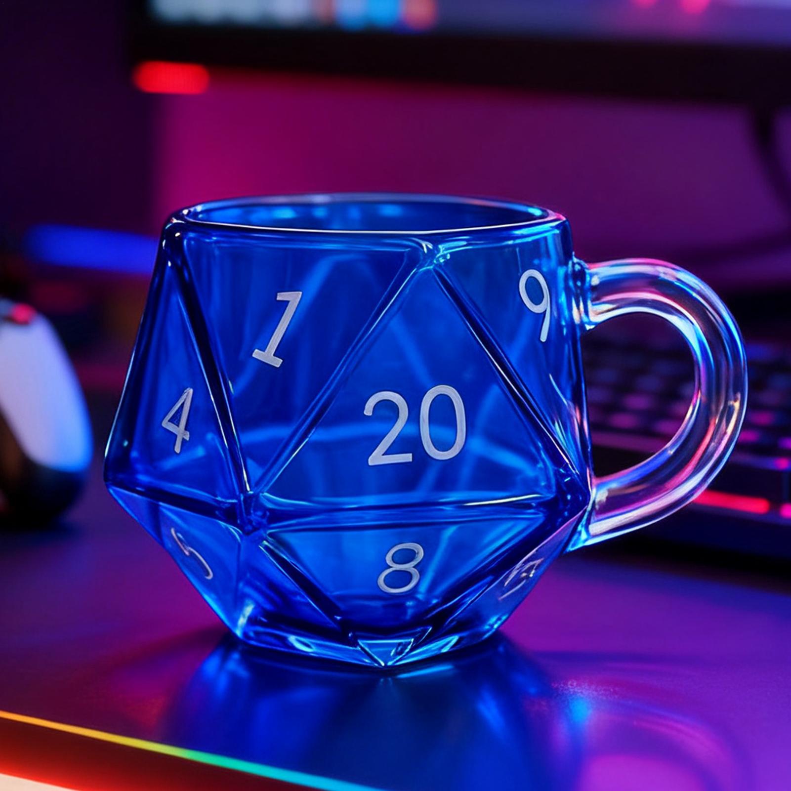 Tea Mug Polyhedral Dice Water  - Coffee Tea Break ulasan dan harga