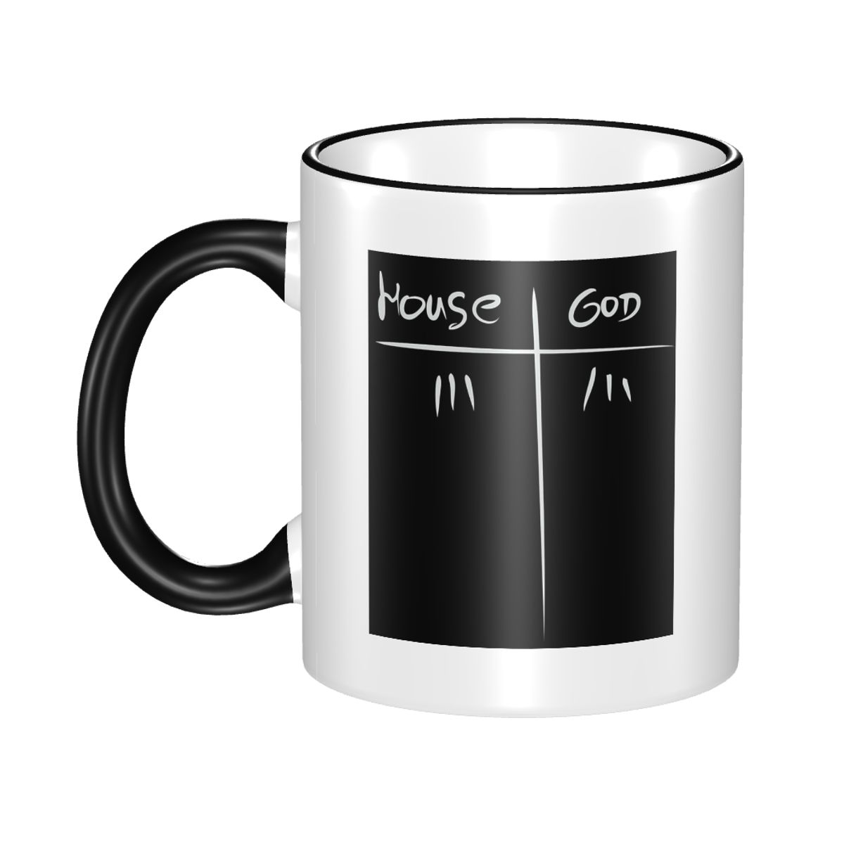 House MD VS GOD Mug Funny Cera - Coffee Vs Tea ulasan dan harga