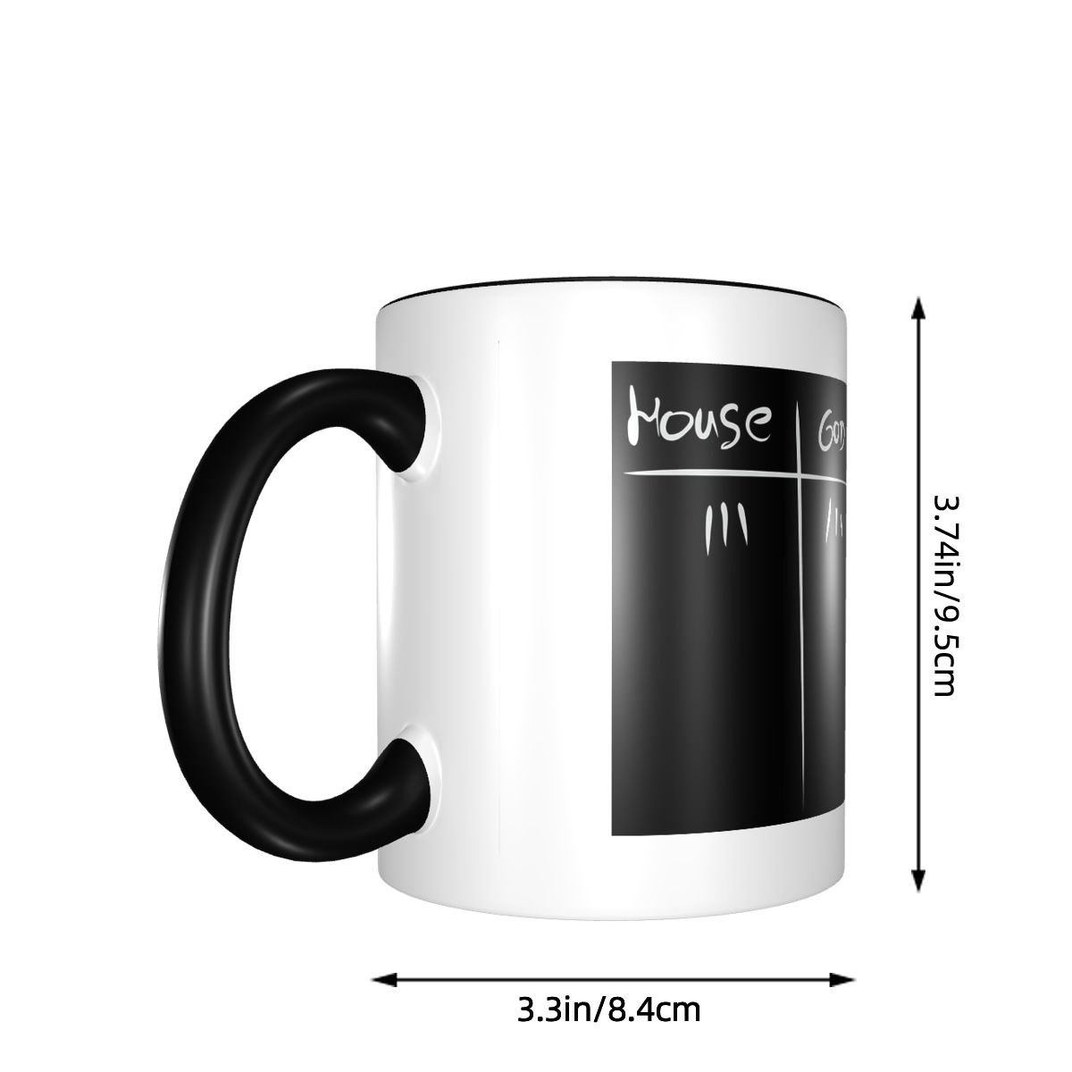 House MD VS GOD Mug Funny Cera - Coffee Vs Tea ulasan dan harga