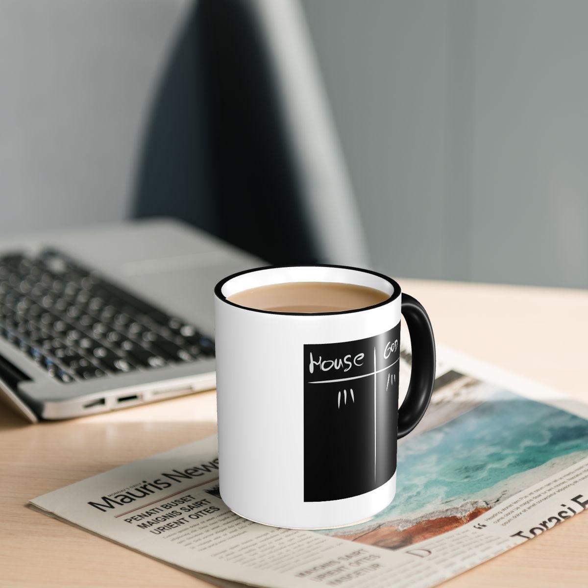 House MD VS GOD Mug Funny Cera - Coffee Vs Tea ulasan dan harga