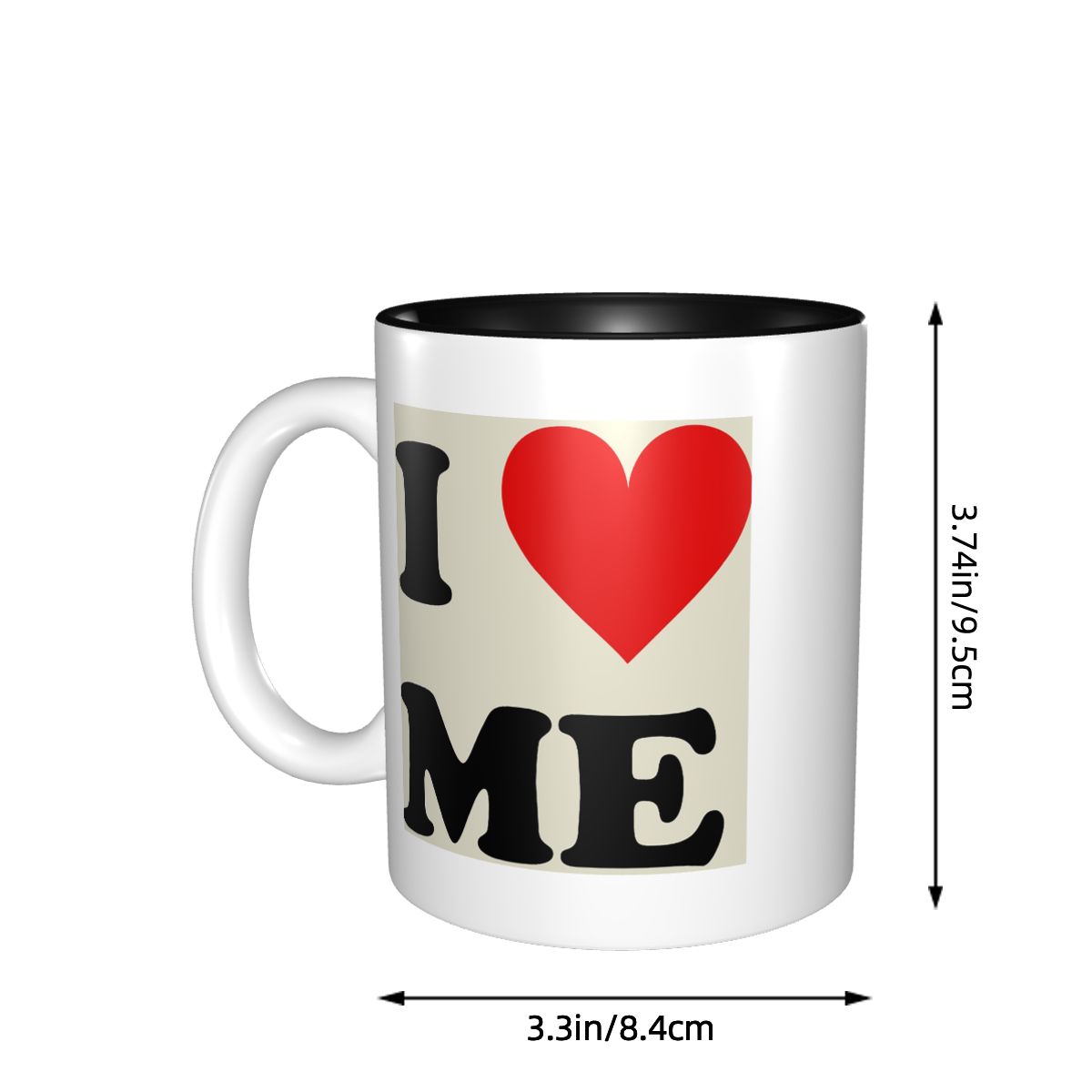 I Love Me Heart Mug Funny Cera - Coffee Tea And Me ulasan dan harga