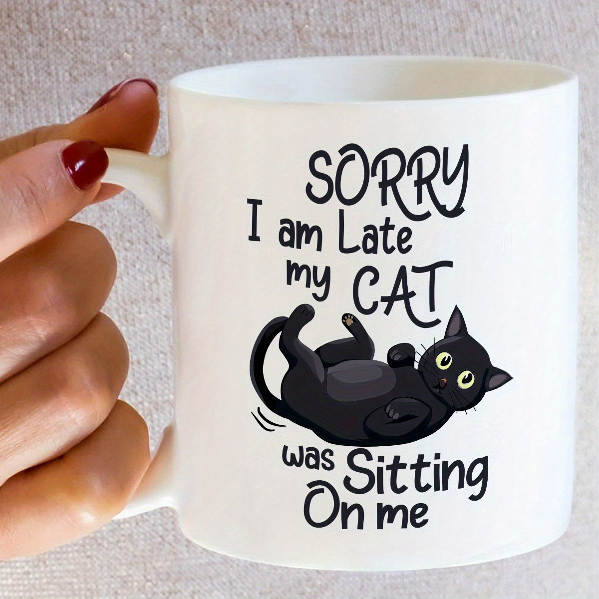 1 Funny Cat Shaped Ceramic Mug - Coffee Tea And Me ulasan dan harga