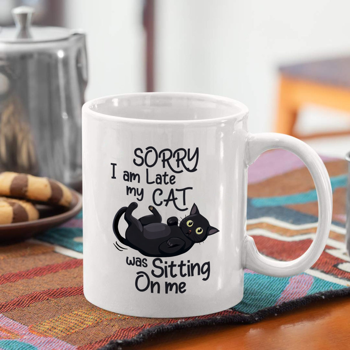 1 Funny Cat Shaped Ceramic Mug - Coffee Tea And Me ulasan dan harga
