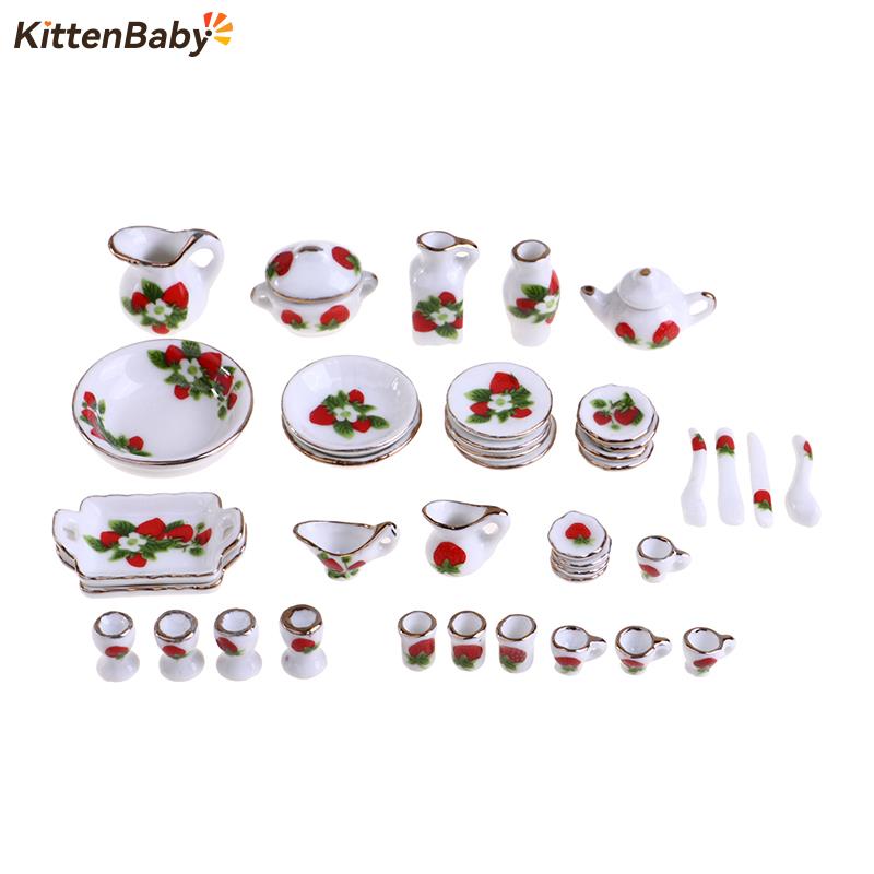 1 Set 1:12 Miniature Doll Hous - Coffee Y Tea ulasan dan harga