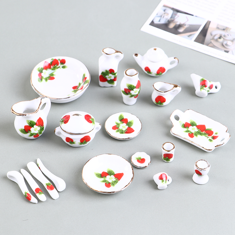 1 Set 1:12 Miniature Doll Hous - Coffee Y Tea ulasan dan harga