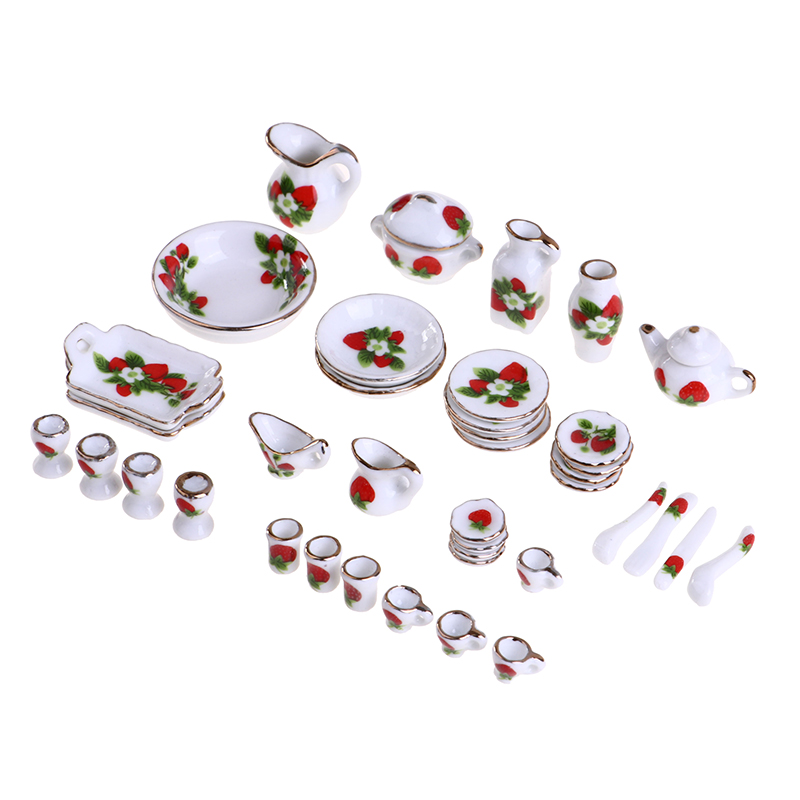 1 Set 1:12 Miniature Doll Hous - Coffee Y Tea ulasan dan harga