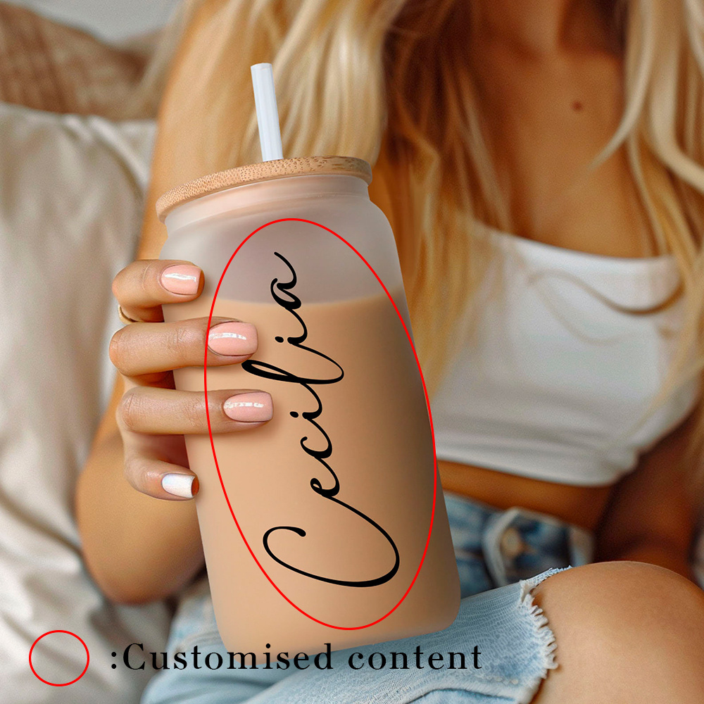 Personalized Name Bamboo Cover - Coffee Tea Font ulasan dan harga