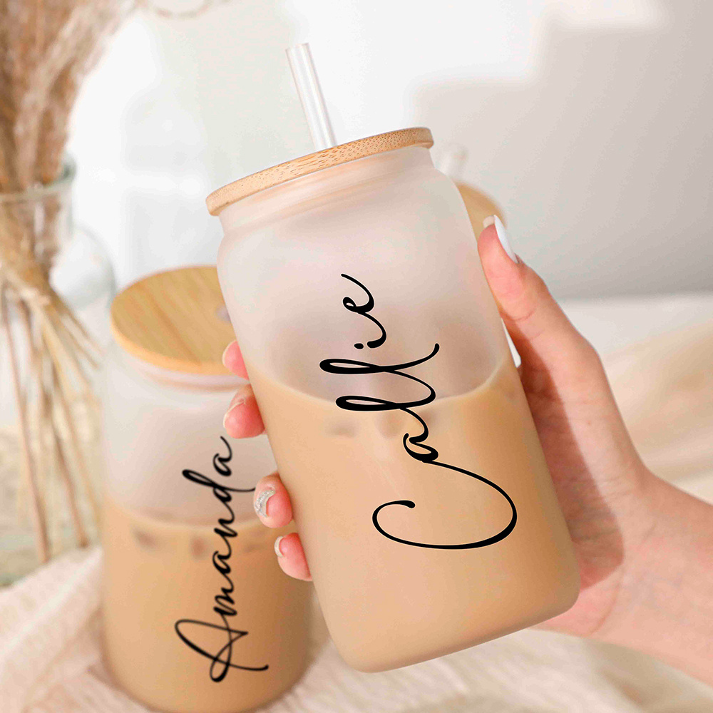 Personalized Name Bamboo Cover - Coffee Tea Font ulasan dan harga