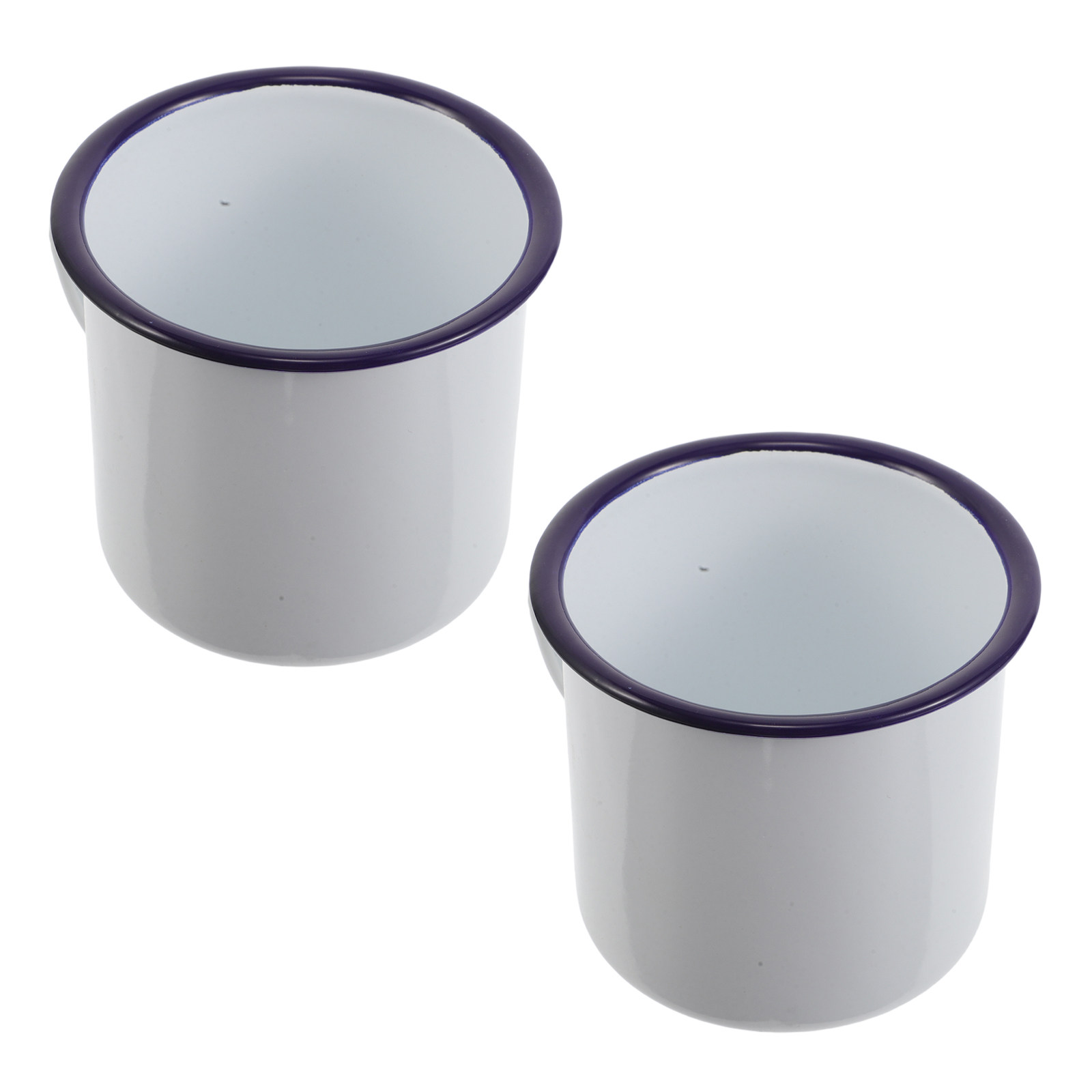 2Pcs Enamel Mug Set Enamelware - Mug Tea Coffee ulasan dan harga