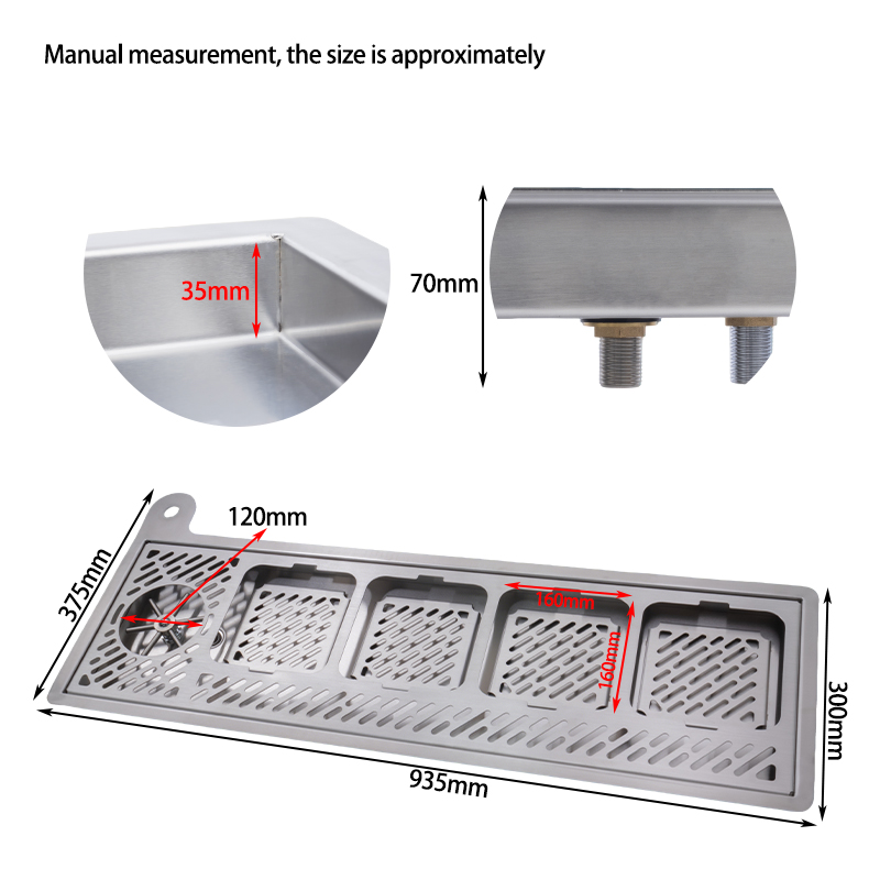 304 Stainless Steel Under Sink - Coffee Tea Boba ulasan dan harga