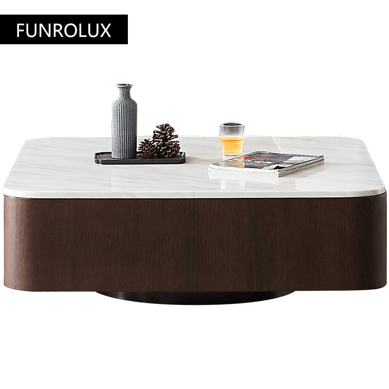 Modern Square marble coffee ta - Coffee Tea Unit ulasan dan harga