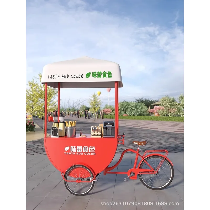 Outdoor Mobile Food Cart Snack - Coffee Tea & Jane ulasan dan harga