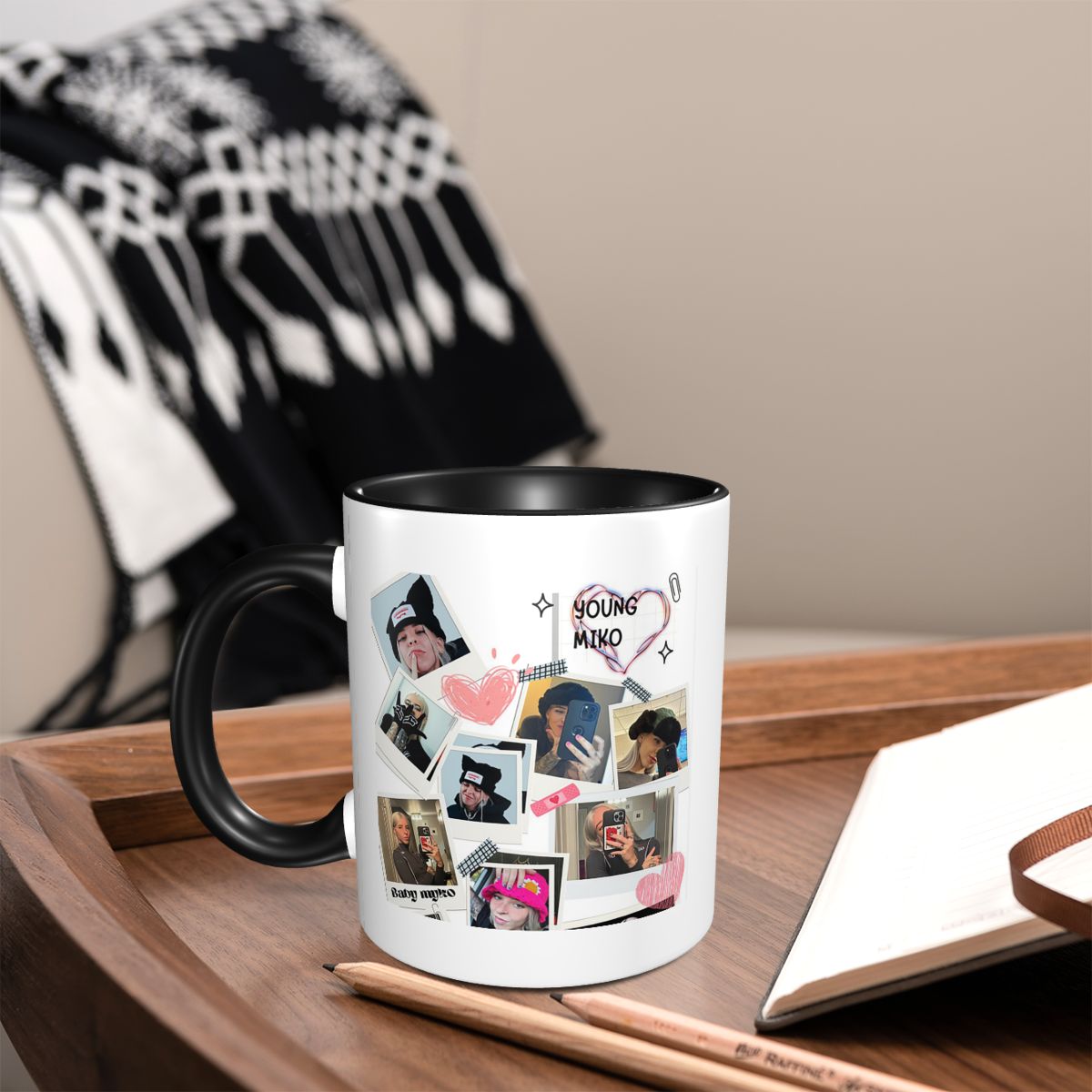 Collage Of Young Miko Mug Funn - Young Tea Coffee ulasan dan harga