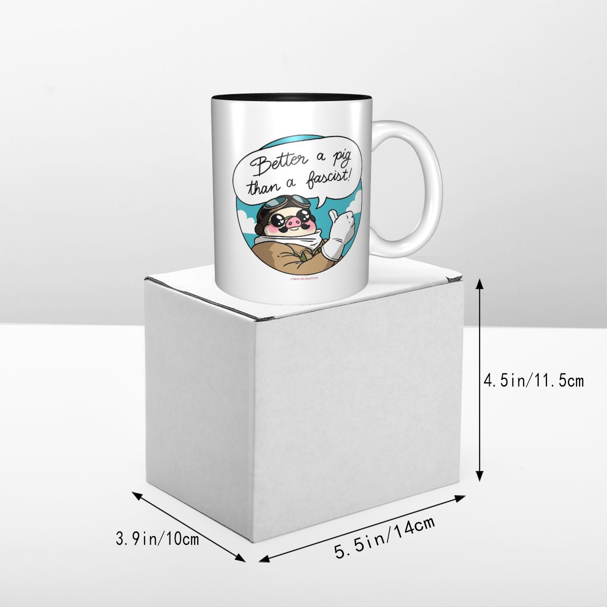Better A Pig Than A Fascist! M - Coffee Better Than Tea ulasan dan harga