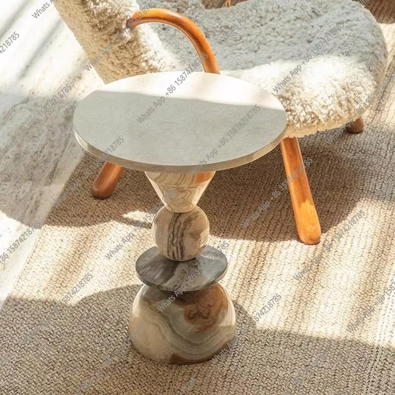 XS Round Marble Coffee Table A - Coffee Tea Nook ulasan dan harga
