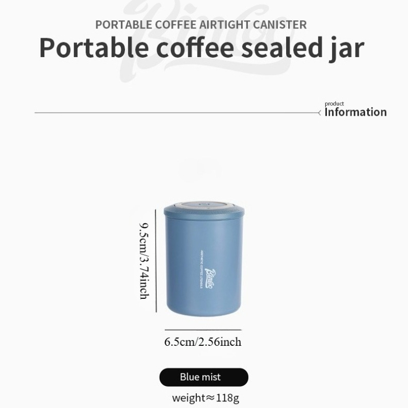 Bincoo Coffee Powder Airtight  - Coffee Tea Jars ulasan dan harga