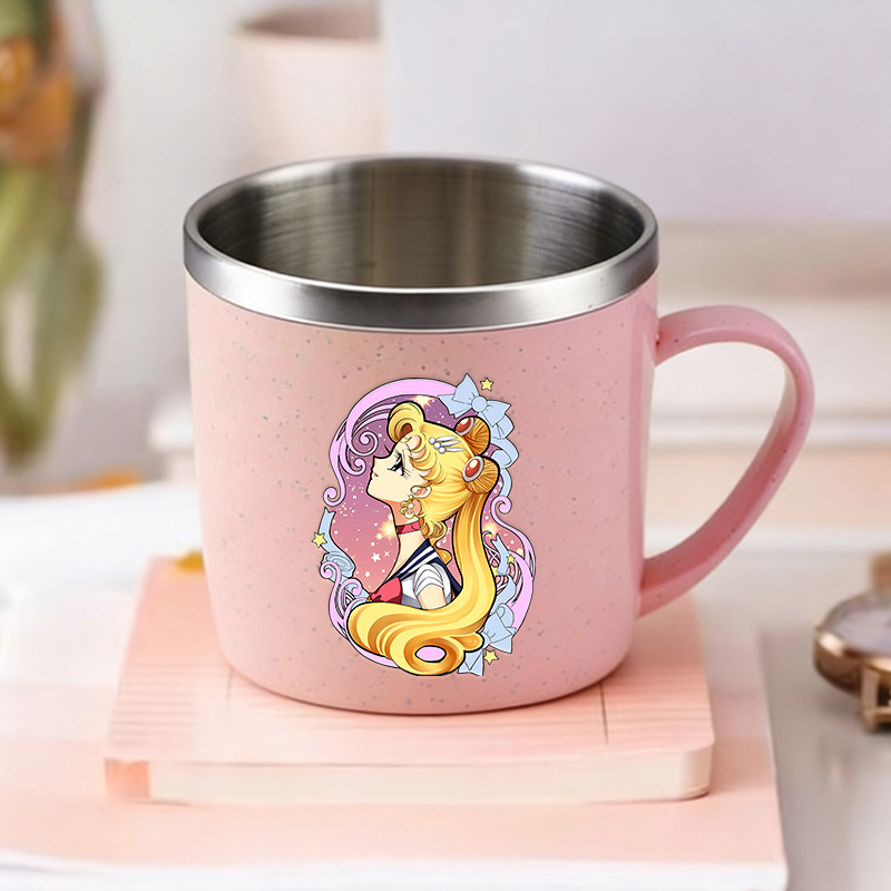 Cartoon Sailors Moon Kids Milk - Coffee Y Tea ulasan dan harga