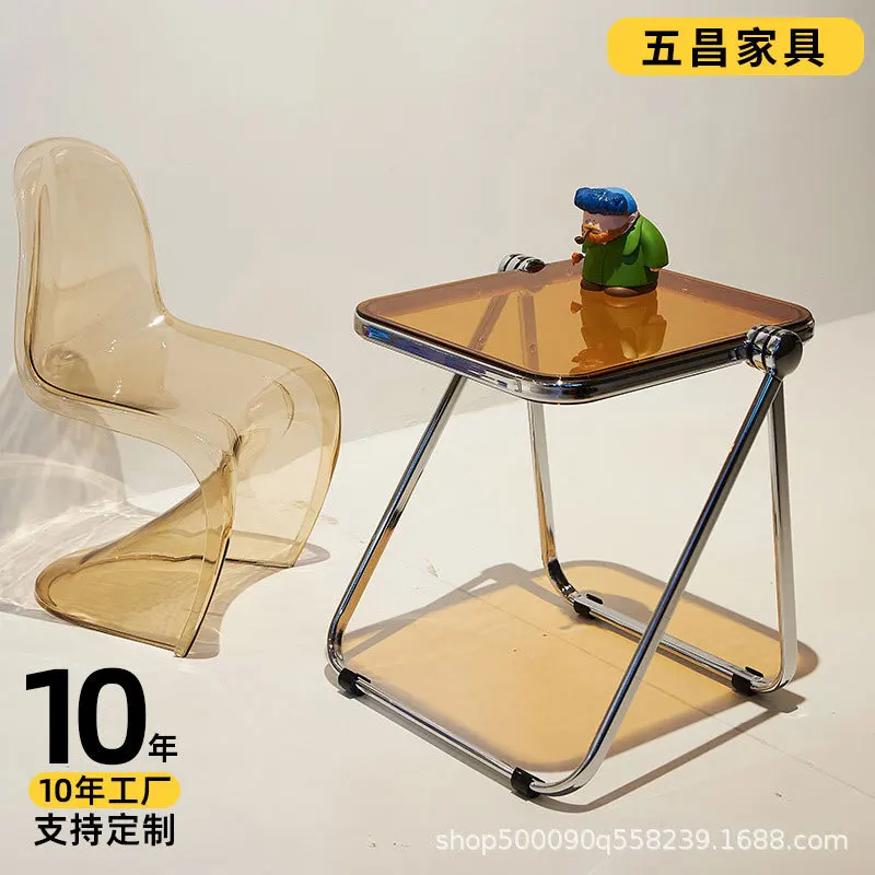AOLIVIYA Sofa Side Table Foldi - Coffee Tea Unit ulasan dan harga
