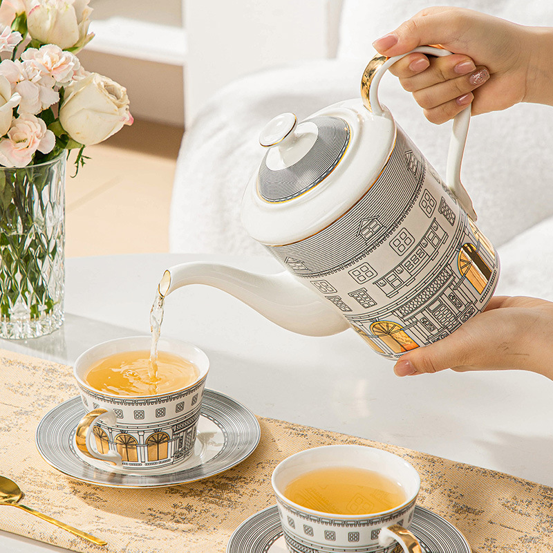 Architectural Cup and Saucer C - Coffee Tea Catering ulasan dan harga